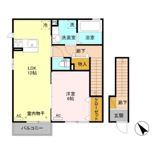 パストラル 2【2階】の間取り