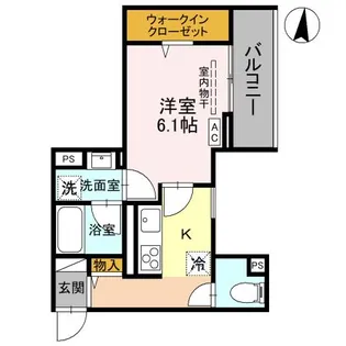 メゾン ド グレイス【2階】の間取り