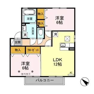 ロイヤル A【1階】の間取り