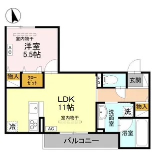 ブルーレインハウス【2階】の間取り