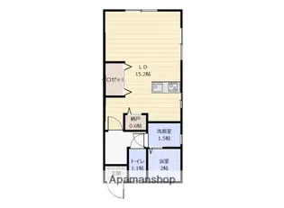 ANESIS【201号室】の間取り