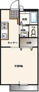 ガーデンコートジャスミン A棟【1階】の間取り
