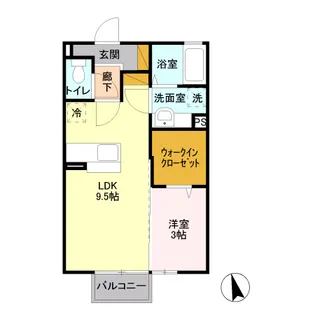 リアン【2階】の間取り