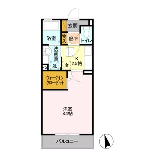 ラフィーネ MATSUNAMI【3階】の間取り