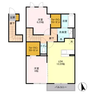 エトワール【2階】の間取り