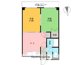 近長ビル【6階】の間取り