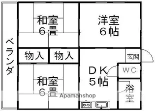 メゾンスズキ(駒羽根)【201号室】の間取り