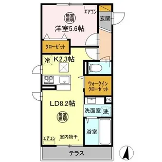 プリマステラ(PRIMA STELLA)【1階】の間取り