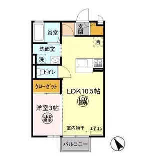 フォレストピア吉沢【2階】の間取り