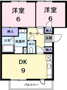 プレンティナカヤマ【2階】の間取り