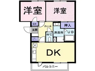 プレンティナカヤマ【3階】の間取り