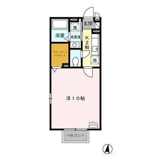 ロイヤルハイネス・クィーン【2階】の間取り