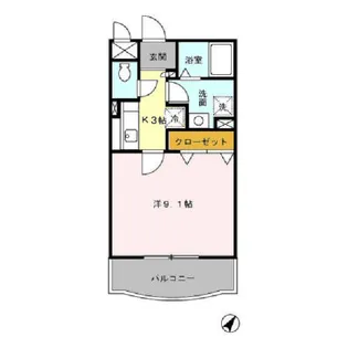 パークヒル春日【2階】の間取り