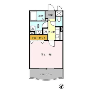 パークヒル春日【2階】の間取り