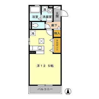 セジュールスクエア【1階】の間取り