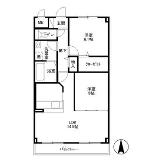 N’SーⅠ【3階】の間取り