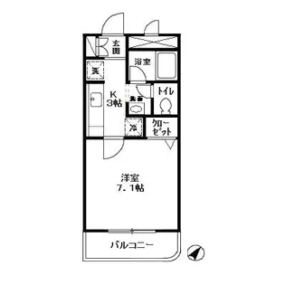 アトラクト松代【3階】の間取り