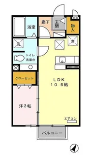 プレミール【1階】の間取り