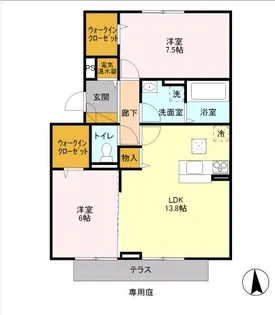 グランファミーユ【1階】の間取り
