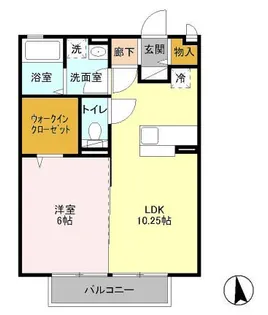 プリマベーラ【1階】の間取り