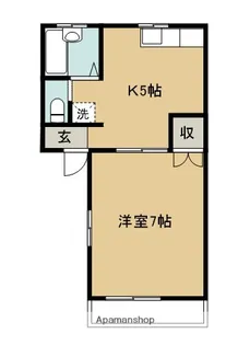 ハリガエハイツ【2階】の間取り
