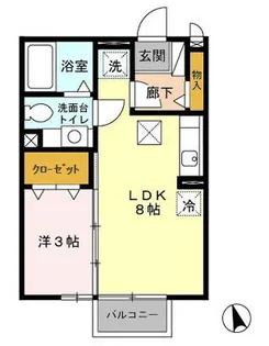 シャルマン【2階】の間取り