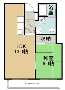 コーポNS【4階】の間取り