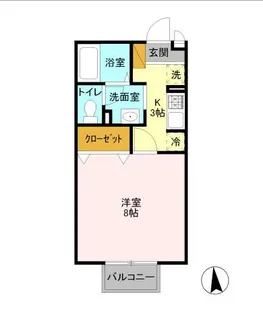 アークグレイス【2階】の間取り