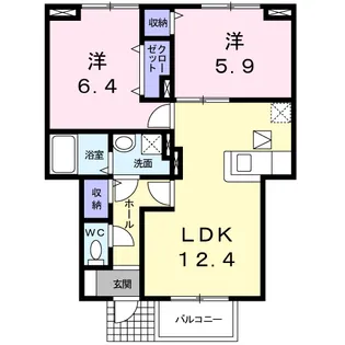 エターナル【1階】の間取り