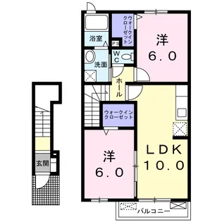 アヴニール・ブリエ弐【2階】の間取り