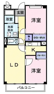 グランセレッソ弐番館【4階】の間取り