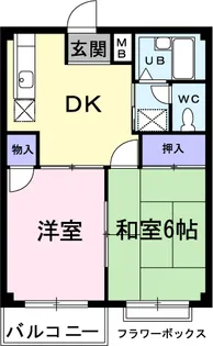 エルディムセブン【2階】の間取り