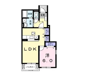 グラン・パパ C【1階】の間取り