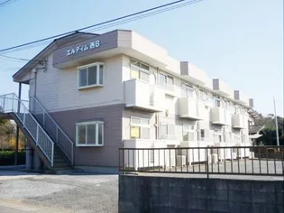 エルディム西B【1階】の外観