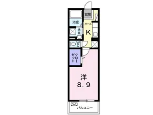 シャングリ・ラ【2階】の間取り
