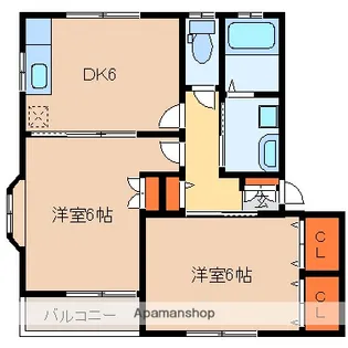 サウスパークレジデンス【102号室】の間取り