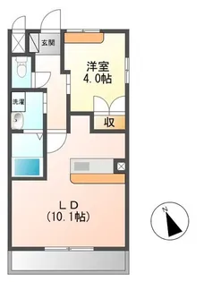 ゴールドコート【1階】の間取り