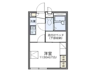 レオパレスプリマベーラ【2階】の間取り