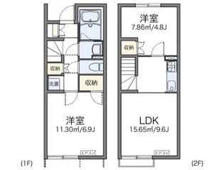 レオネクスト伊吹Ⅲ【1階】の間取り