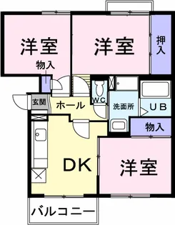 サンクレスト【1階】の間取り