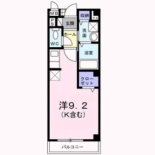 サンセール【2階】の間取り