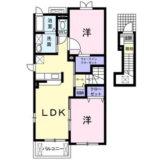 ドゥメゾンA【2階】の間取り