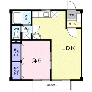 ボヌール・ロジュマン【1階】の間取り