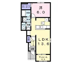 リバティ 11【1階】の間取り