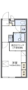 レオパレスB&T【1階】の間取り