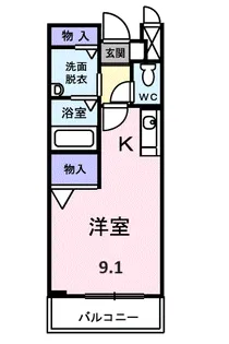 パルテール・スクウェア【1階】の間取り