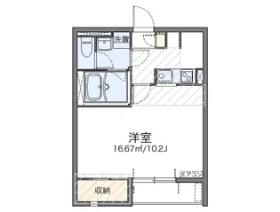 レオネクストボナール野尻【2階】の間取り