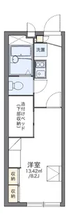レオパレスボヌール桜【2階】の間取り