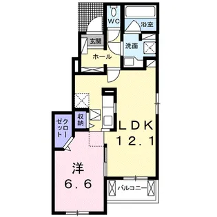 フォルトゥーナ C【1階】の間取り