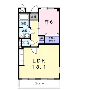レザン【2階】の間取り